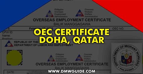 poea qatar|OEC Appointment Doha, Qatar OFW Balik .
